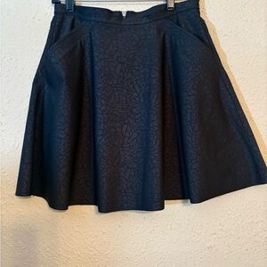 Lululemon Athletica Navy Floral A-Line Skirt